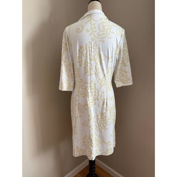J. McLaughlin for Dillard’s Scroll Print Knit Dress – Size M - Picture 2 of 8